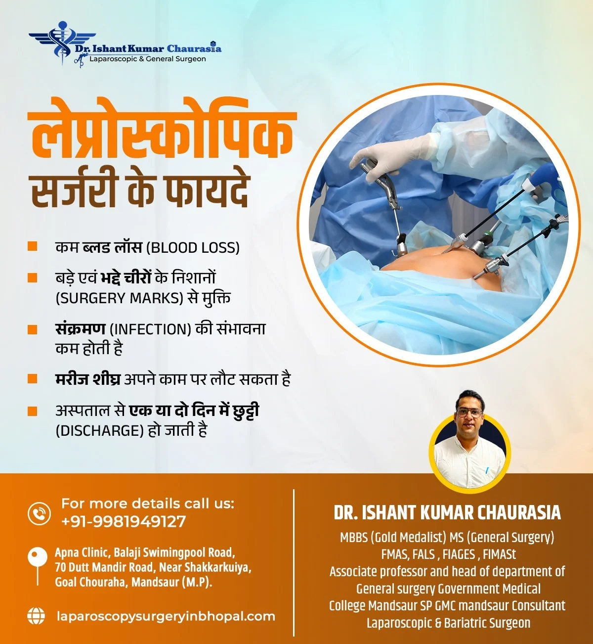 Laparoscopic Surgeon in Mandsaur